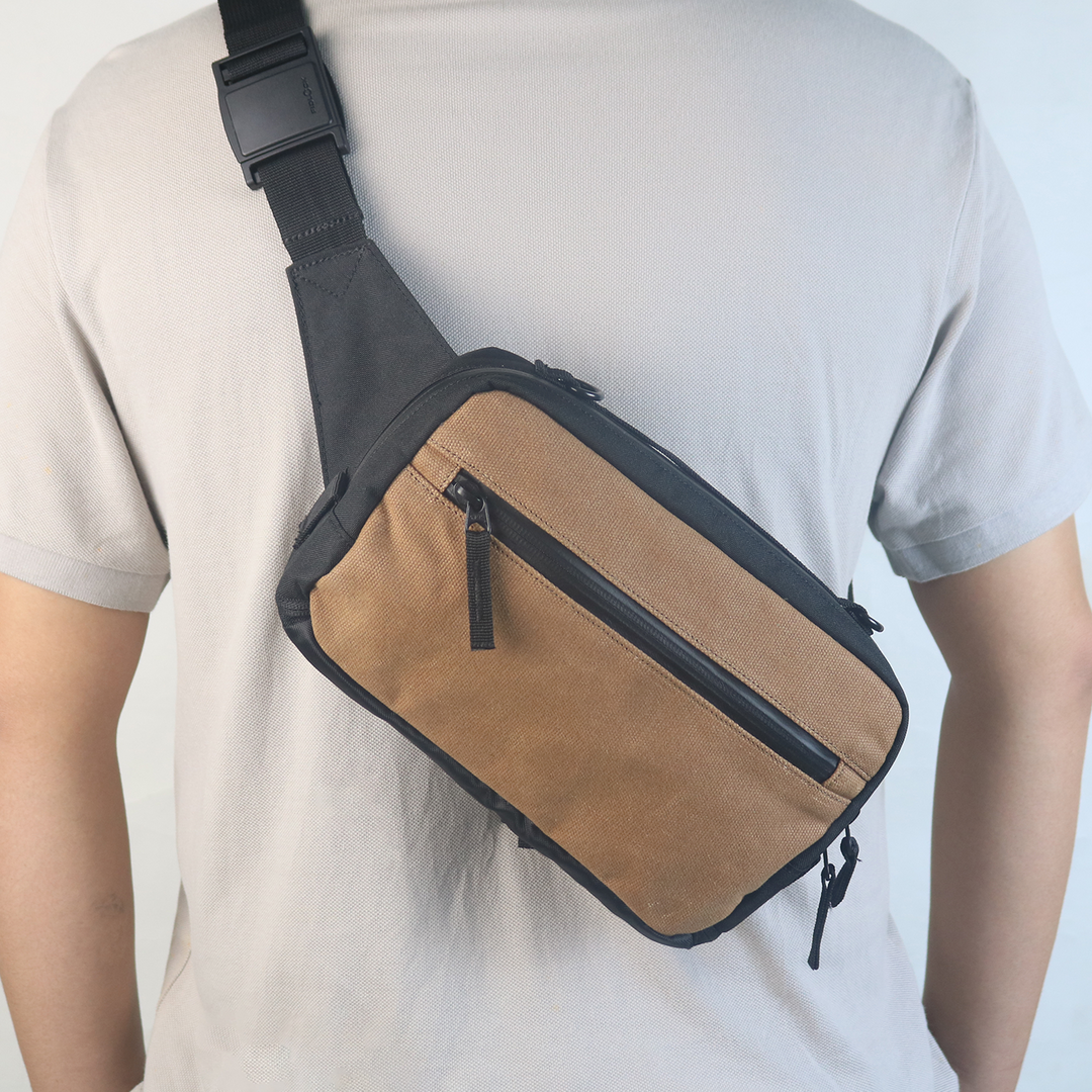 Fathers day gift, Mens Sling newest bag, Leather Side Bag, Unisex Belt Bag, Men's Fanny Pack